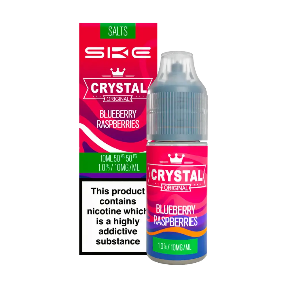 SKE Crystal Original Blueberry Raspberries Nic Salt 10ml-10mg